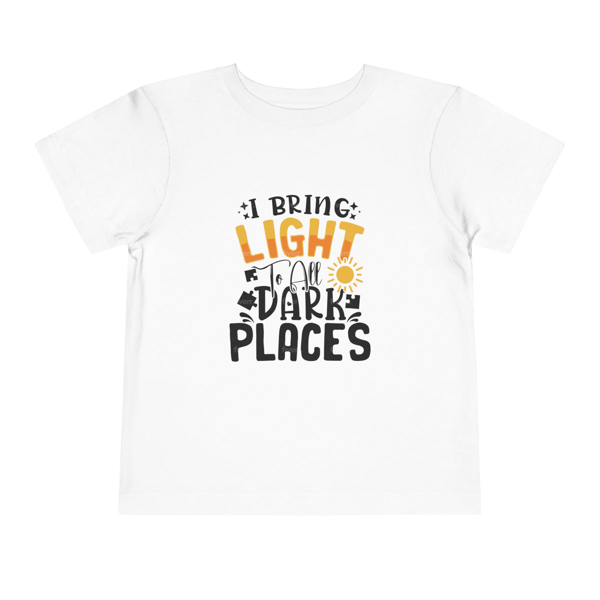 Toddler Short Sleeve Tee "I Bring Light..."