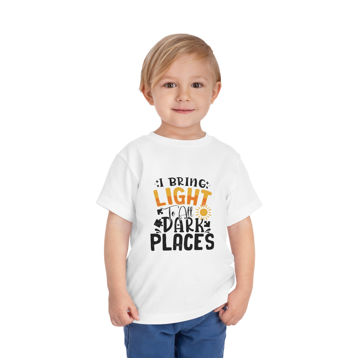 Toddler Short Sleeve Tee "I Bring Light..."