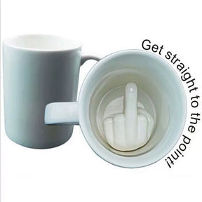 Fun Spoof Middle Finger Falk Coffee Boyfriend Cup