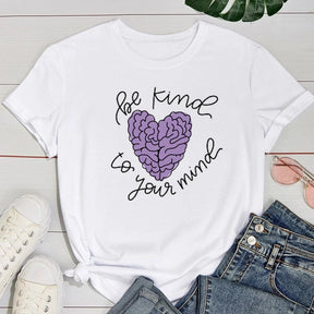 Be Kind   T Shirt Teacher Inspirational Shirt  Women Short Sleeve O Neck Loose Tshirt Summer Women Causal Tee Shirt Tops