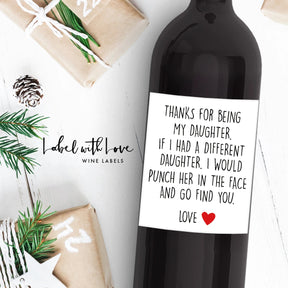 4Pcs Funny Bottle Labels Funny Encouragement Gifts Self-adhesive Wine Labels Holiday Decorations Gift Label Stickers