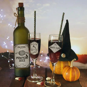 Savor the Moment: Halloween Wine Bottle Stickers