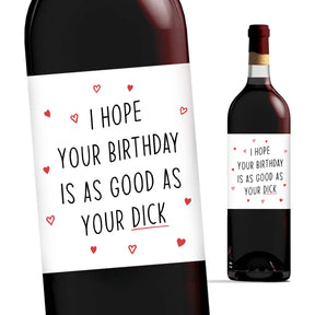 4Pcs Funny Happy Birthday Bottle Label Wine Label Funny Novelty Wine Bottle Label Birthday Commemorative Gift Sticker