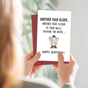 1pcs Funny Birthday Card For Your Best Friend, It's A Funny Birthday Gift For Him! Birthday Greeting Card Funny Gift