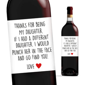 4Pcs Funny Bottle Labels Funny Encouragement Gifts Self-adhesive Wine Labels Holiday Decorations Gift Label Stickers